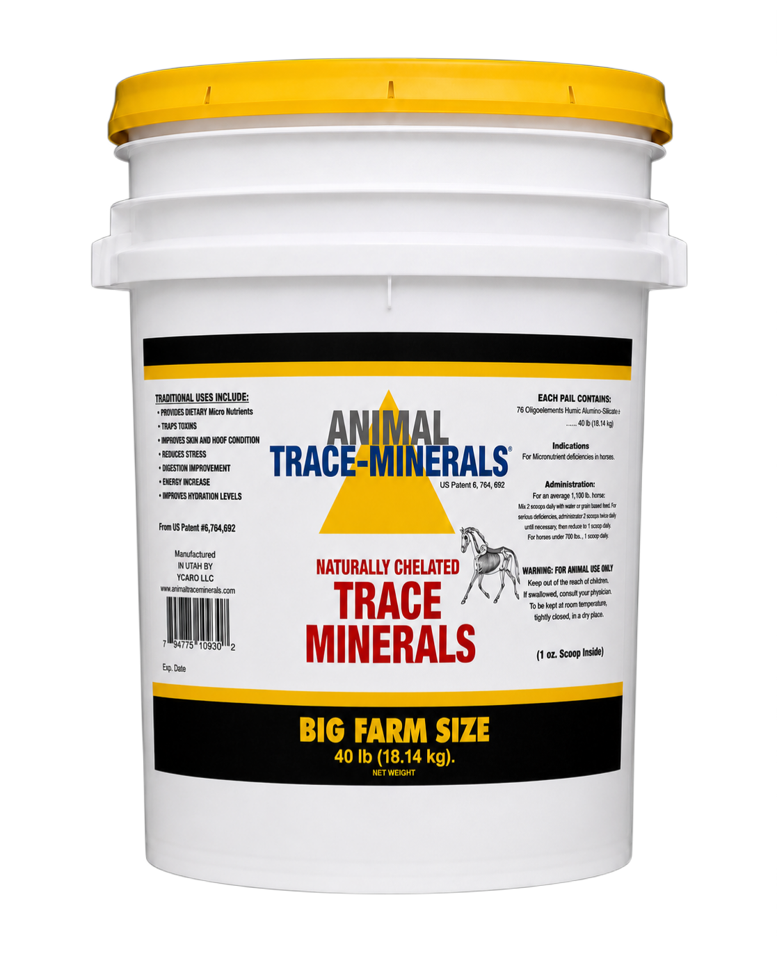 Animal Trace Minerals 40 lb Pail